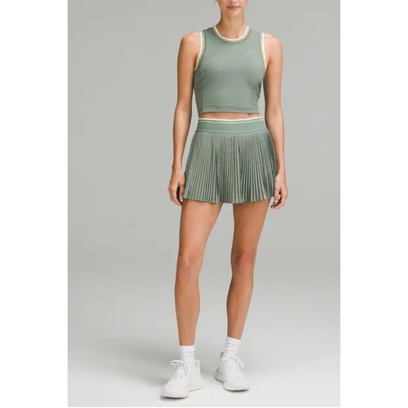 Lululemon Varsity High Rise Pleated Tennis Skirt Tipping Stripe Sz 0 NWT - Picture 5 of 13